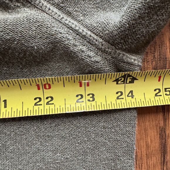 Eddie Bauer Sweater Mens Khaki Green Long Sleeve Crew Neck Casual Sz Large Tall - Picture 7 of 9